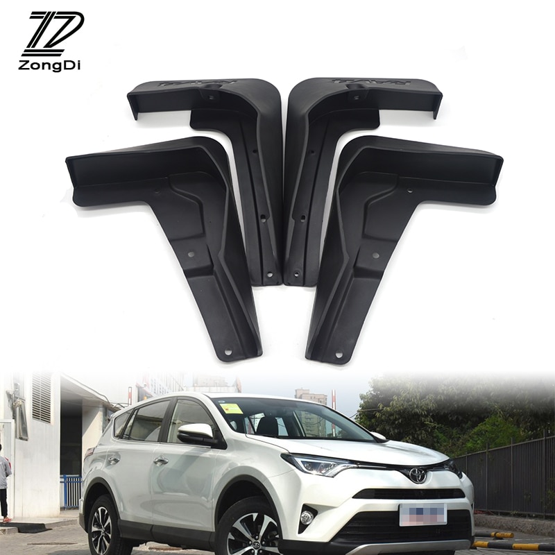 ZD ڵ Mudflaps Facelifted Toyota RAV4 2016 2017 2018 Ʈ  ׼ Mudflap Front Rear Mudguards fenders